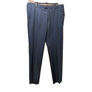 Thomas Pink Navy Dress Pants Classic Fit Wool Men's Size 40x30